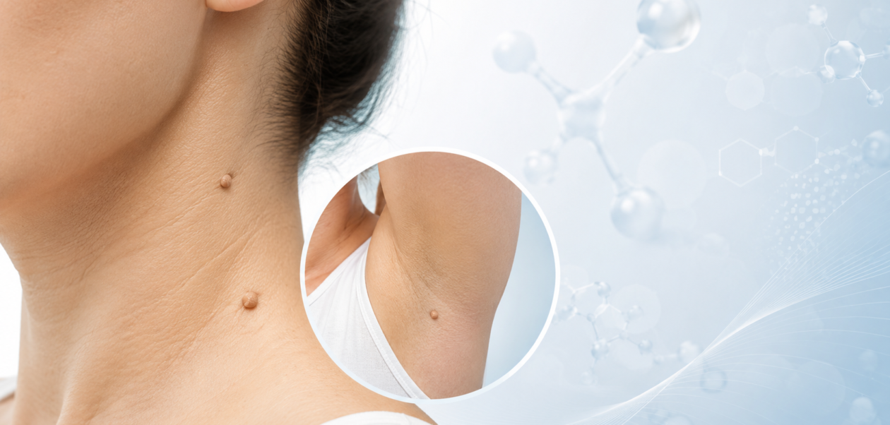 why do skin tags form