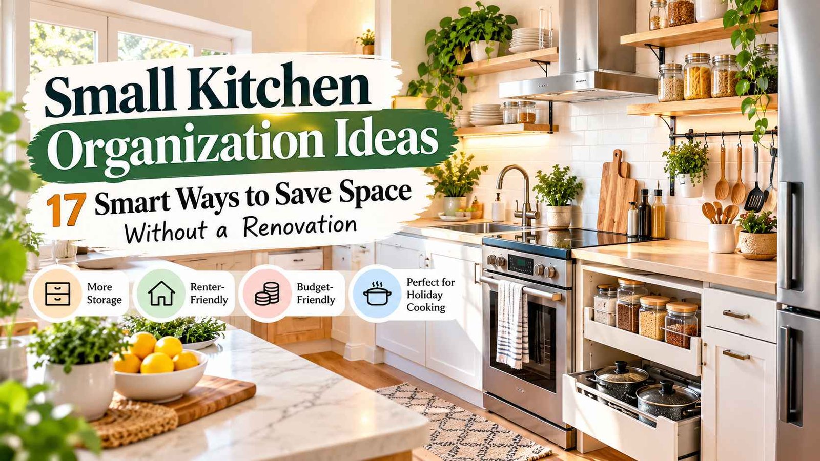 small kitchen organization ideas